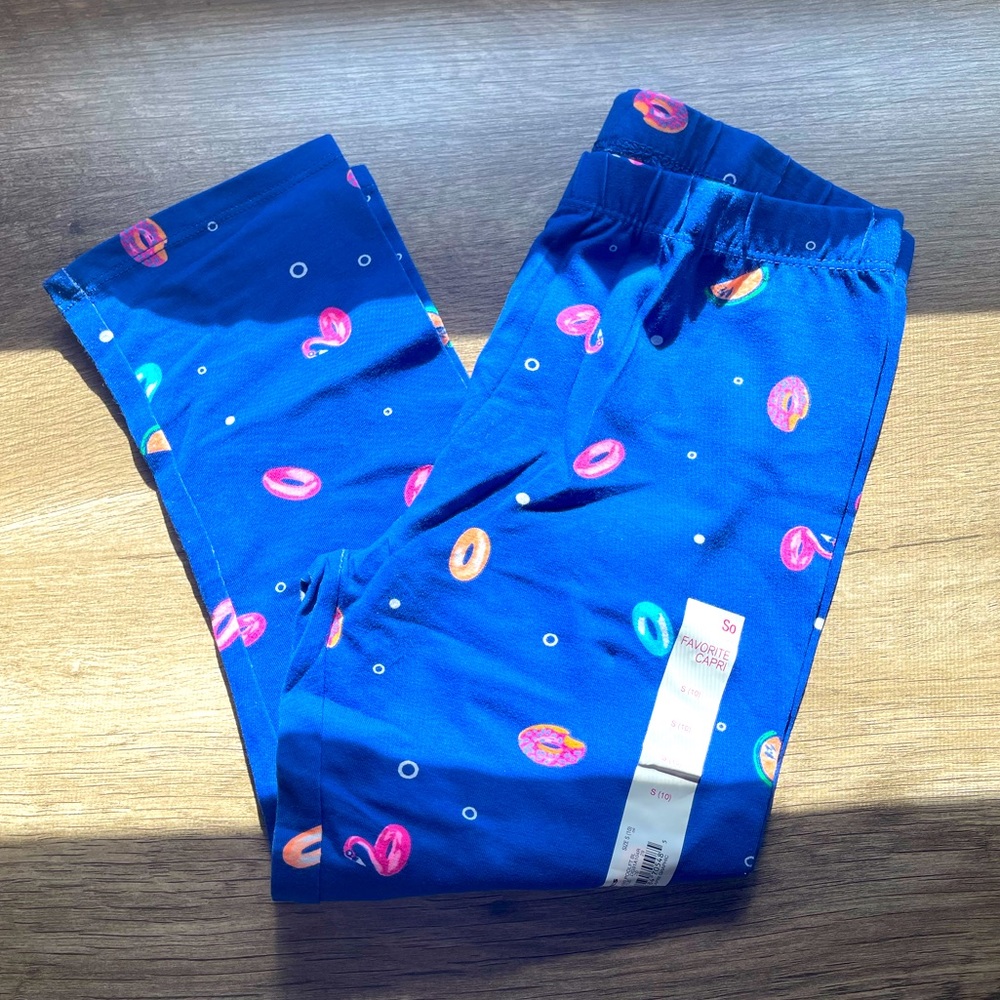 NWT SO GIRL CAPRI LEGGINGS SZ 10